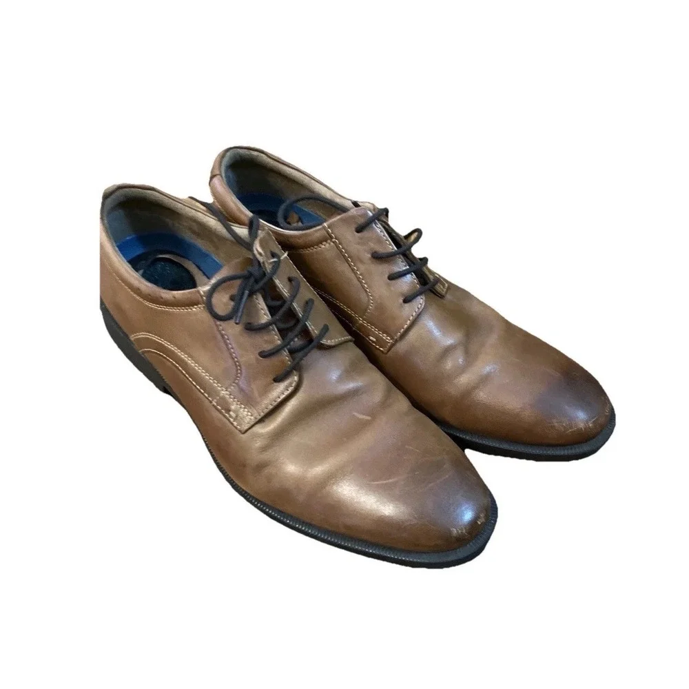 Nunn‎ Bush Mens Shoes  Brown Lace Up Size 11 M Leather